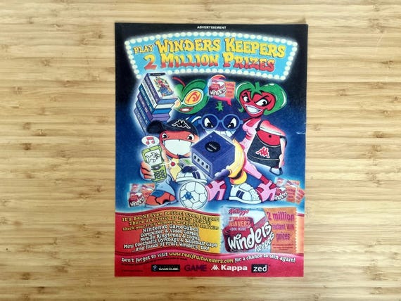 Kelloggs Fruit Winders Winders Keepers Advert, Nintendo Gamecube