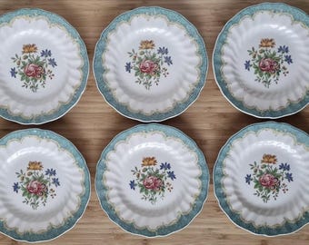 ロイヤルドルトン キングスウッドプレート | ヴィンテージ グリーン