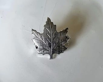 Vintage Sterling Silber Ahornblatt Pin Brosche - Ö Produktbild-Vorschau 11