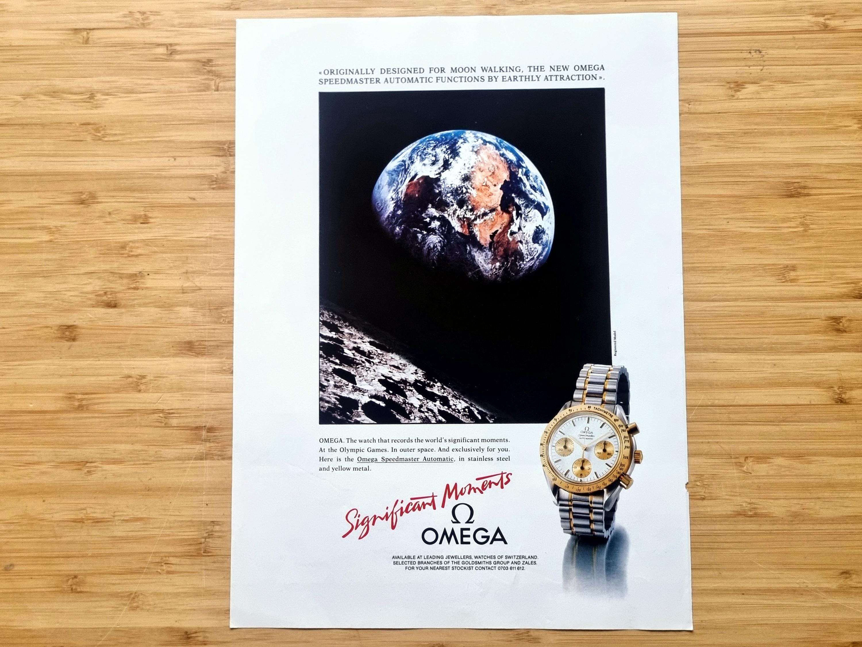 OMEGA 歴代スピードマスター 大型ポスター非売品 ノベルティ 希少