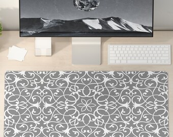 Dessin Arabesque Artistique Extended Extra Large Quality Desk Pad & Keyboard Mat