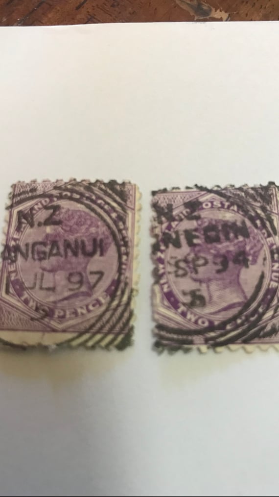 Rare New Zealand Stamps Etsy