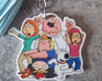 Family guy keyring keychain hand bag charm