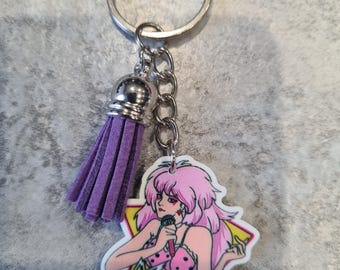 Jem and the holograms Retro TV 80s Keyring