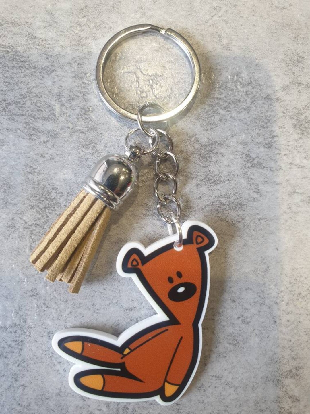 Mr Bean Mr Beans Teddy Bear Keyring Keychain Hand Bag Charm Etsy UK