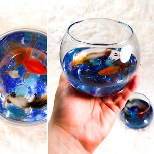 Resin 3D fish bowl