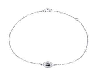 Evil eye clearance diamond bracelet