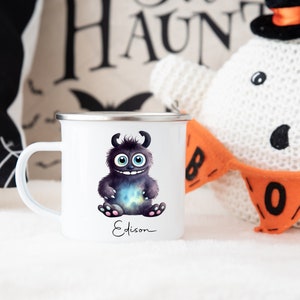 Halloween monster mugs, Halloween gift, Halloween mug for children, kids Halloween mug, cute monster mug, Childs mug, smash proof mug