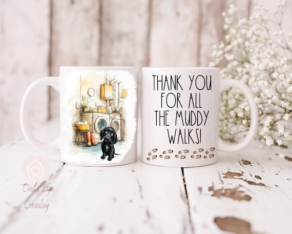 Personalised dog mug, dog breed mug, dog owner gift, dog mum, dog dad, dog walker