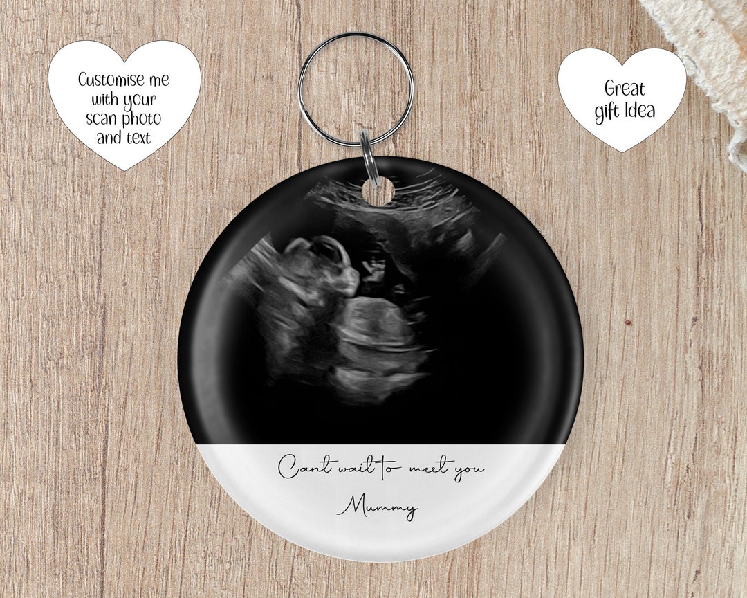 Personalised Scan Keyring, Scan Photo Keyring, Scan Photo Gift, Gift