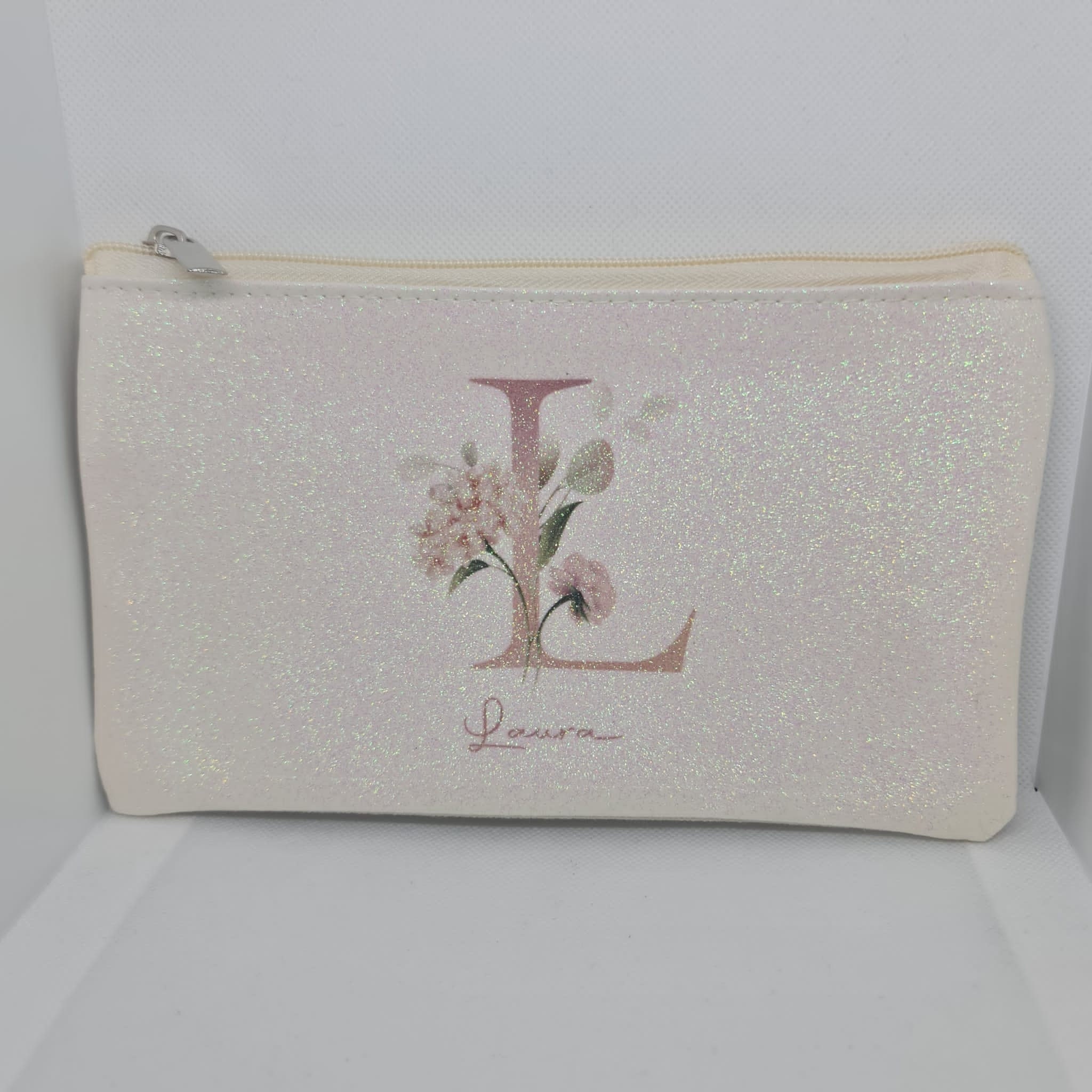 Personalised Name and Initial Makeup Bag Glitter Makeup Bag Etsy UK