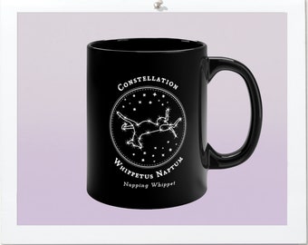 Whippet Constellation Mok | Whippet Koffie cup | Dog Lover Cadeau | Cadeau voor Whippet Lover | Windhond Merch