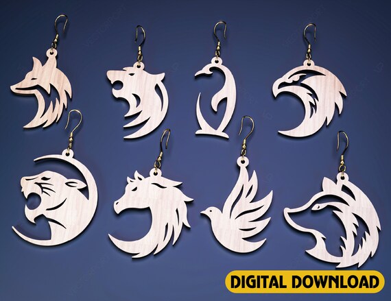 Hanging animal hotsell earrings