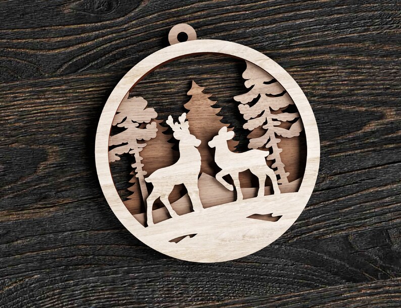 Christmas Balls Tree Decorations Craft Hanging Bauble Paper Etsy