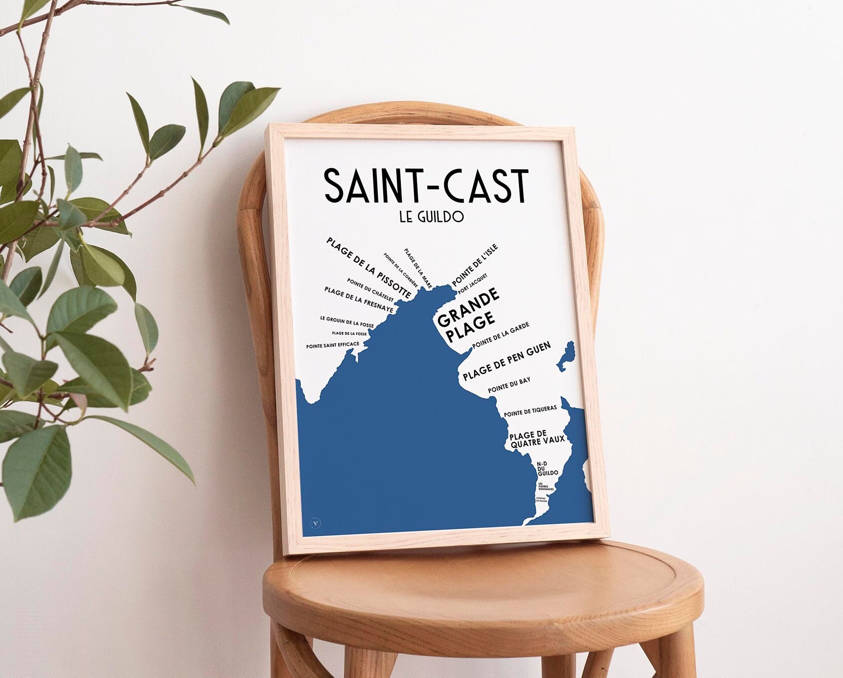 Carte de Saint Cast