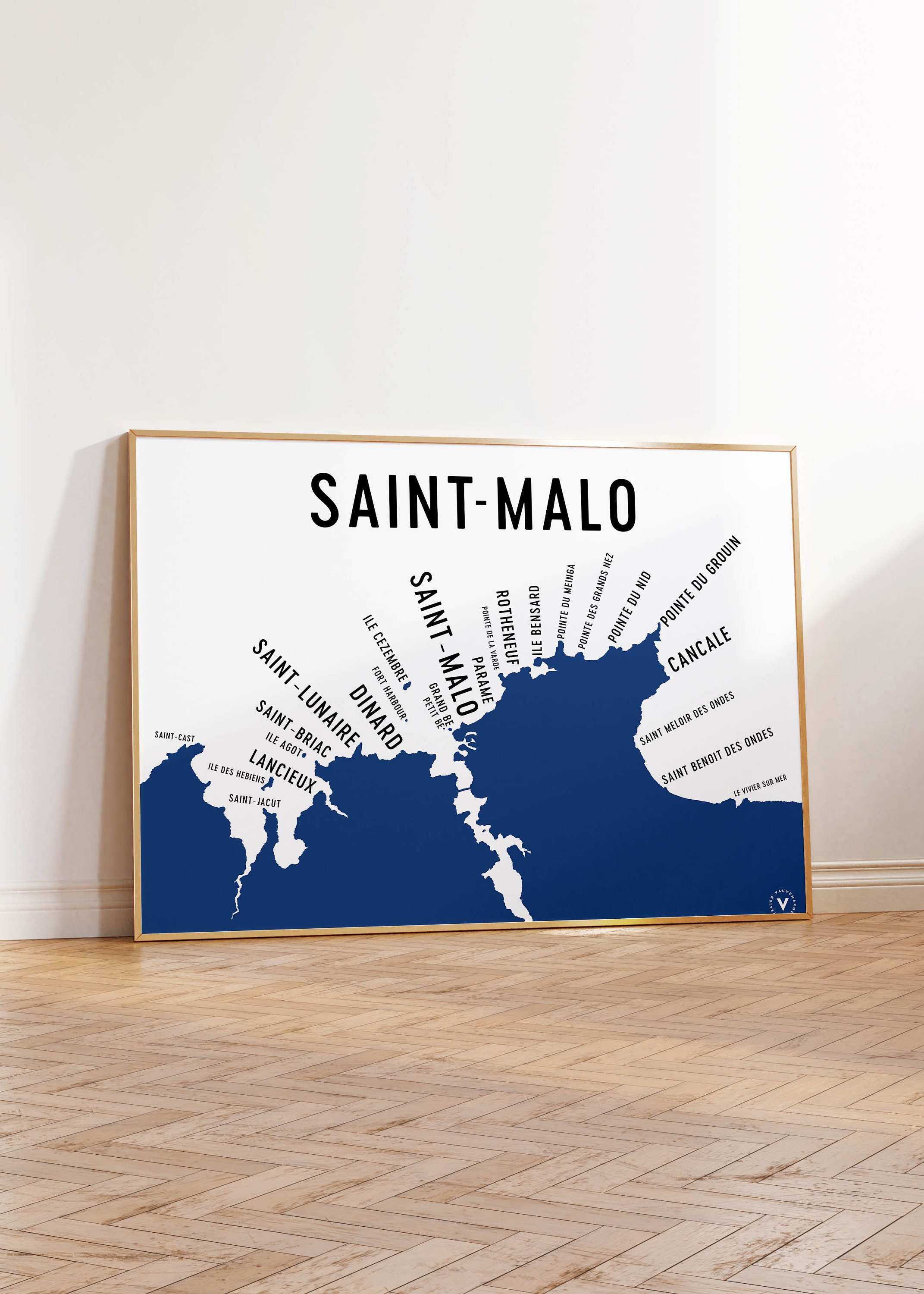 Discover Voyage Vintage De Saint-Malo - Paysage De France Poster