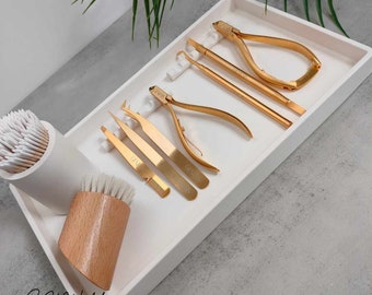 Manicure Tray: Salon Nail Tool Organizer (28x19cm)