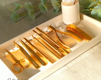 Manicure Tray: Salon Nail Tool Organizer (28x16cm)