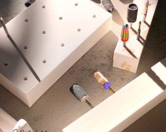Nail Drill Bit Holder: E-File Organizer, Nail Tech Storage