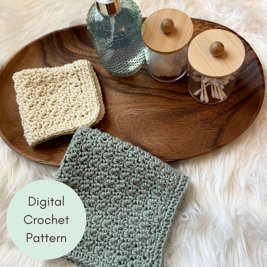 35 Crochet Patterns for the Kitchen You’ll Want to Make 3 Crochet Pattern Modern Cottage Washcloth
