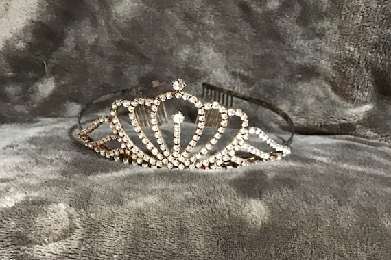 Vintage Silver Rhinestone Tierra - Etsy display picture 2