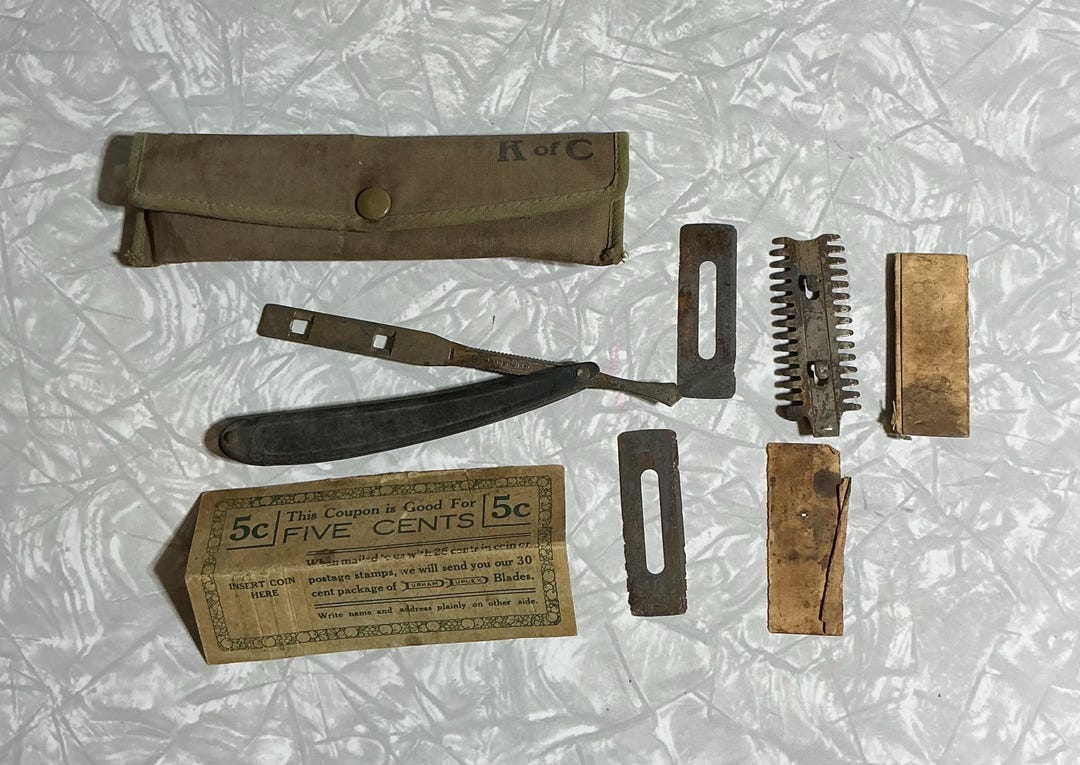 Antique 1900’s Durham Duplex Razor With Case, K of C? - Etsy