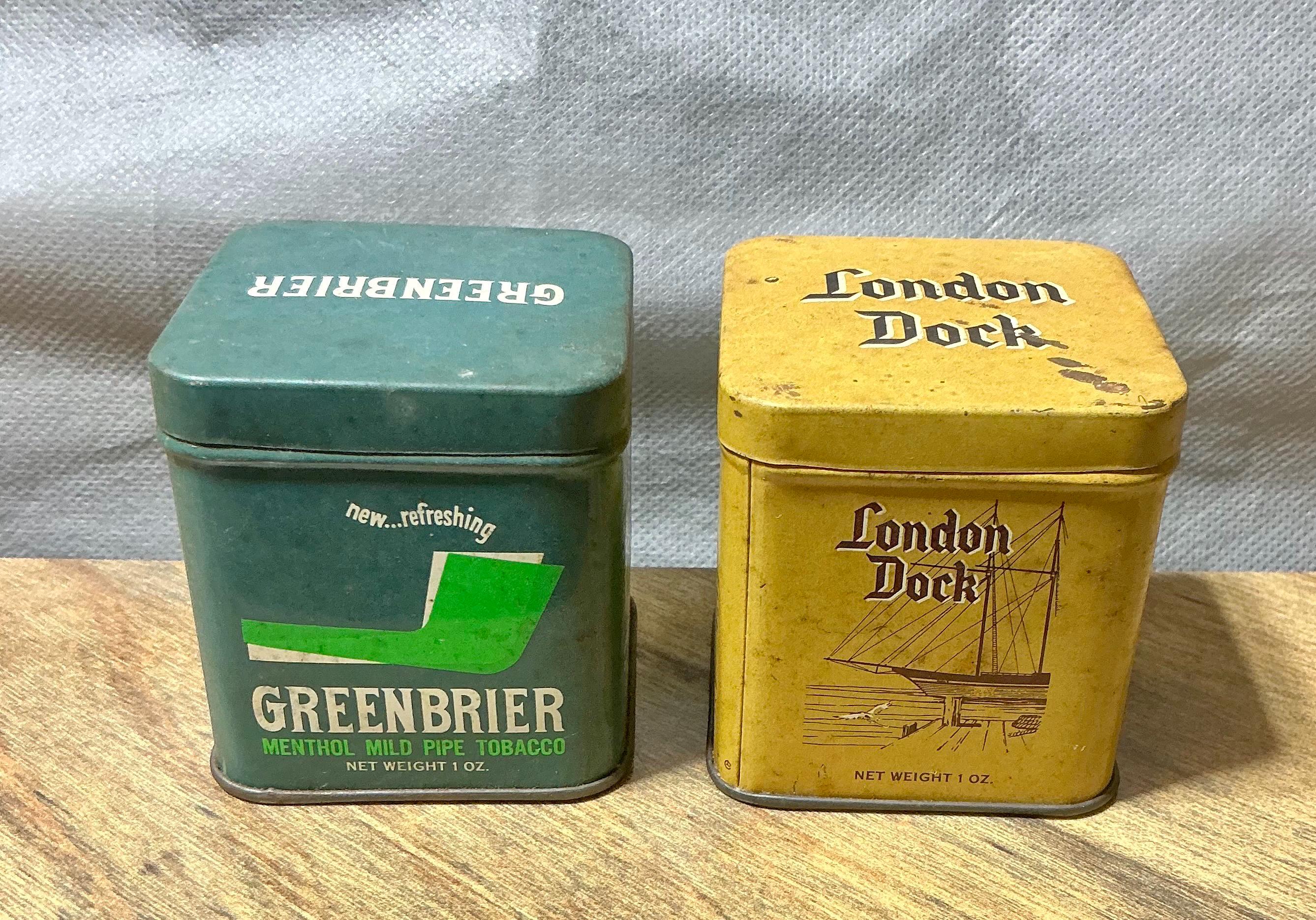london dock tobacco tin London Dock Tin