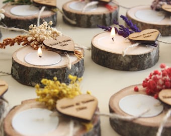 25 Pcs Wedding wooden holder candle,Rustic Tealight Holder ,Baby Shower Favors,Personalized Gifts,Bridal Shower Favors,Wedding Party Favors