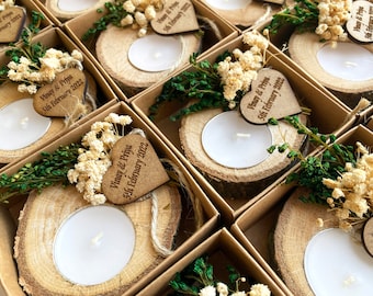 50 PCS Wedding favor for guests ,Rustic Tealight Holder ,Baby Shower Favors,Personalized Gifts,Bridal Shower Favors,Wedding Party Favors