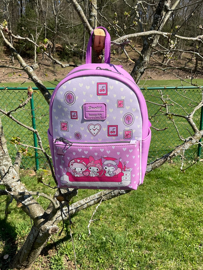 Hello Kitty Sanrio My Melody Backpack Etsy Denmark