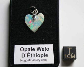 Raw Welo Opal pendant in a box (0.82 grams - 020**)