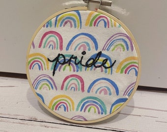 Pride Embroidery Hoop
