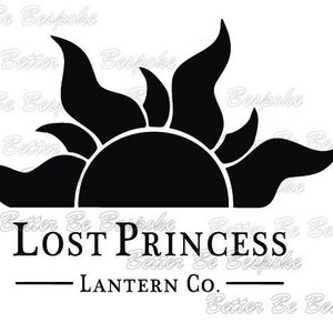 Verlorene Prinzessin - Tangled Inspiriert SVG*PNG geschnittene Datei