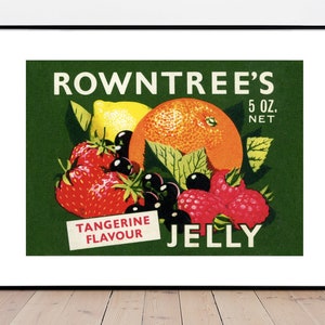 Rowntree's Jelly Giclée Art Print A4 /A3/ A2 sizes