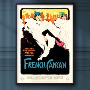 French Cancan Giclée Art Print.  A4/ A3/ A2/ A1 sizes