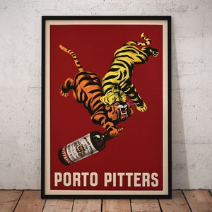 Porto Pitters, Leonetto Cappiello Giclée Art Print.  A4/ A3/ A2/ A1 sizes