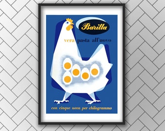 Barilla Vera Pasta All&#39;uovo Giclée Art Print