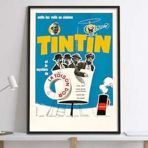 Wydruk artystyczny Tintin Giclée. Rozmiary A4/ A3/ A2/ A1