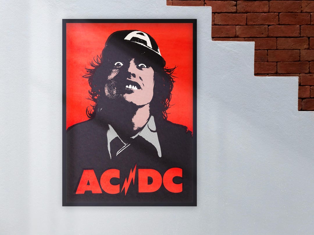 AC/DC Concert Poster Artwork. Giclée Art Print. A4/ A3/ A2/ A1 Sizes - Etsy