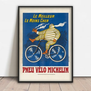 Vintage Michelin Tyres Poster, Giclée Art Print A4 /A3/ A2/ A1 sizes