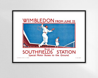 Wimbledon Tennis Giclée Art Print