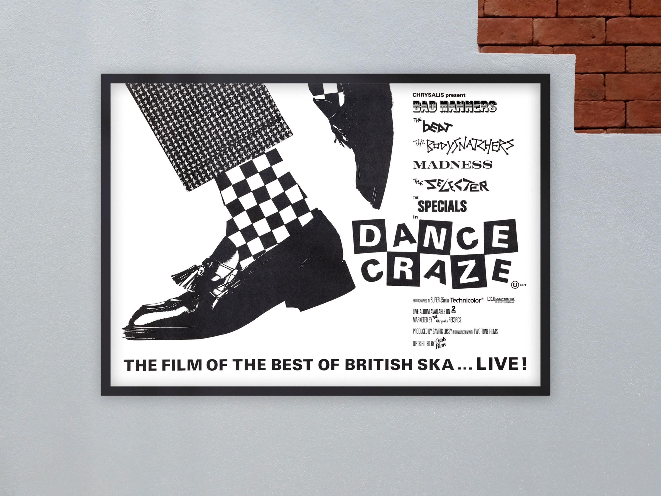 Dance Craze. Ska, Two-tone, Giclée Art Print A4/ A3/ A2/ A1