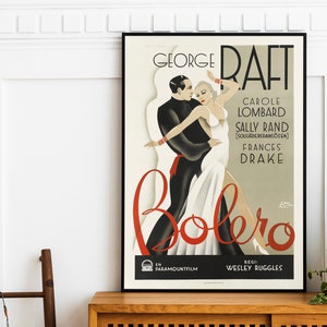 Bolero Tänzer Giclée Kunstdruck.  Größen A4/ A3/ A2