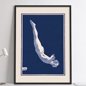 High Diver Giclée Art Print