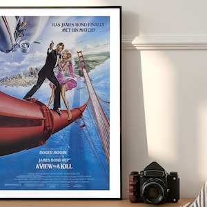 A View To A Kill, 1985.  Giclée Art Print A4 /A3/ A2/ A1 sizes
