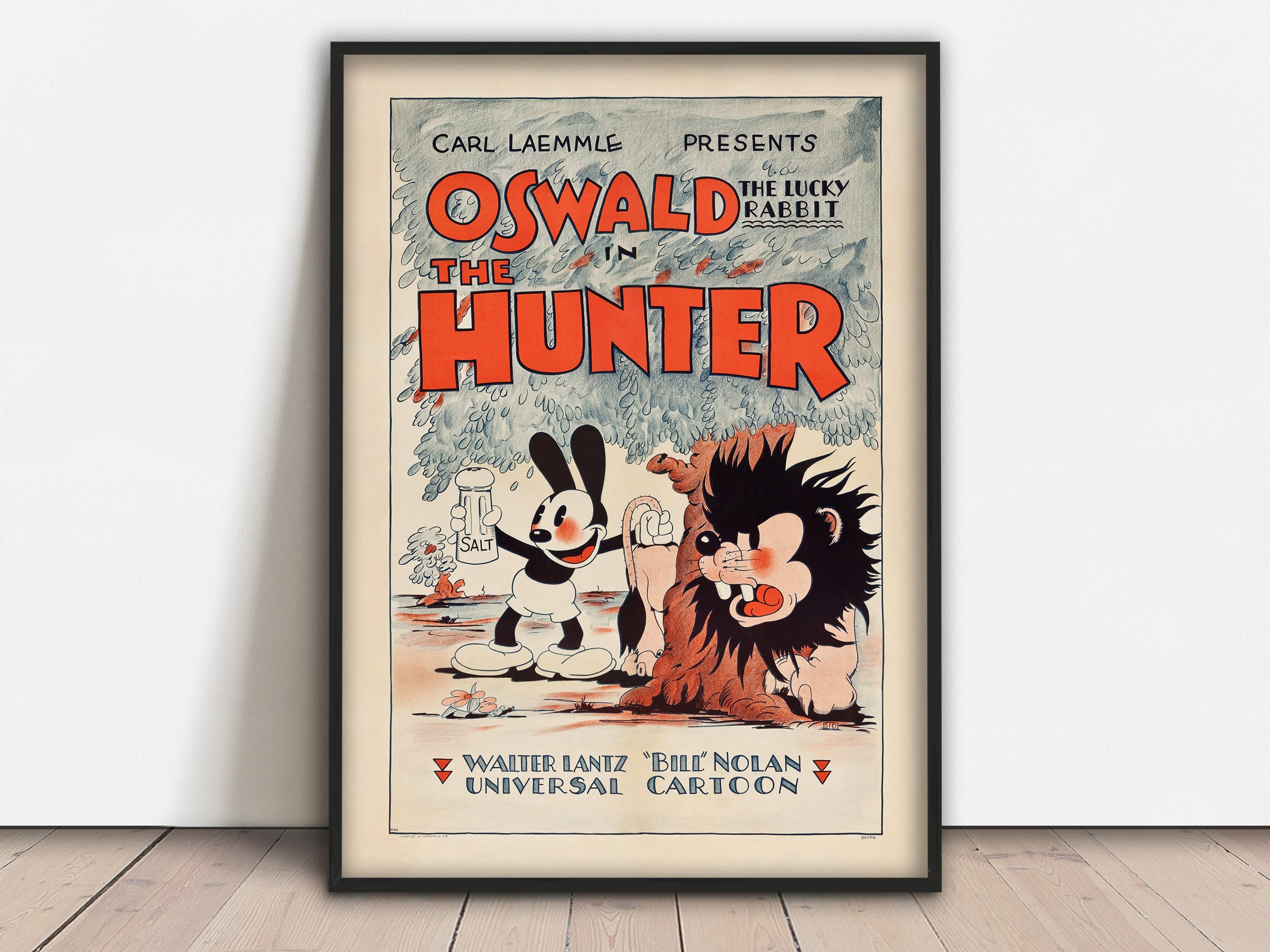 Oswald in The Hunter Giclée Art Print.  A4/ A3/ A2/ A1 sizes