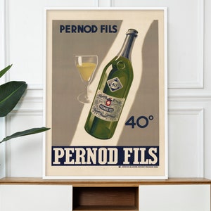 Pernod Fils Giclée Art Print A4 /A3/ A2/ A1 sizes