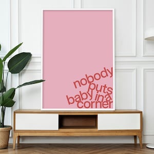Impresión artística en giclée de Dirty Dancing. Tamaños A4/A3/A2