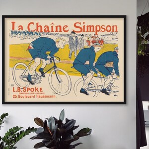 Dimensioni stampa artistica Giclée La Chaîne Simpson A4/ A3/ A2/ A1