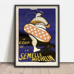 Vintage Michelin Tyres Poster, Giclée Art Print A4 /A3/ A2/ A1 sizes